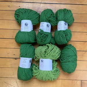 Green Merino Yarn Bundle
